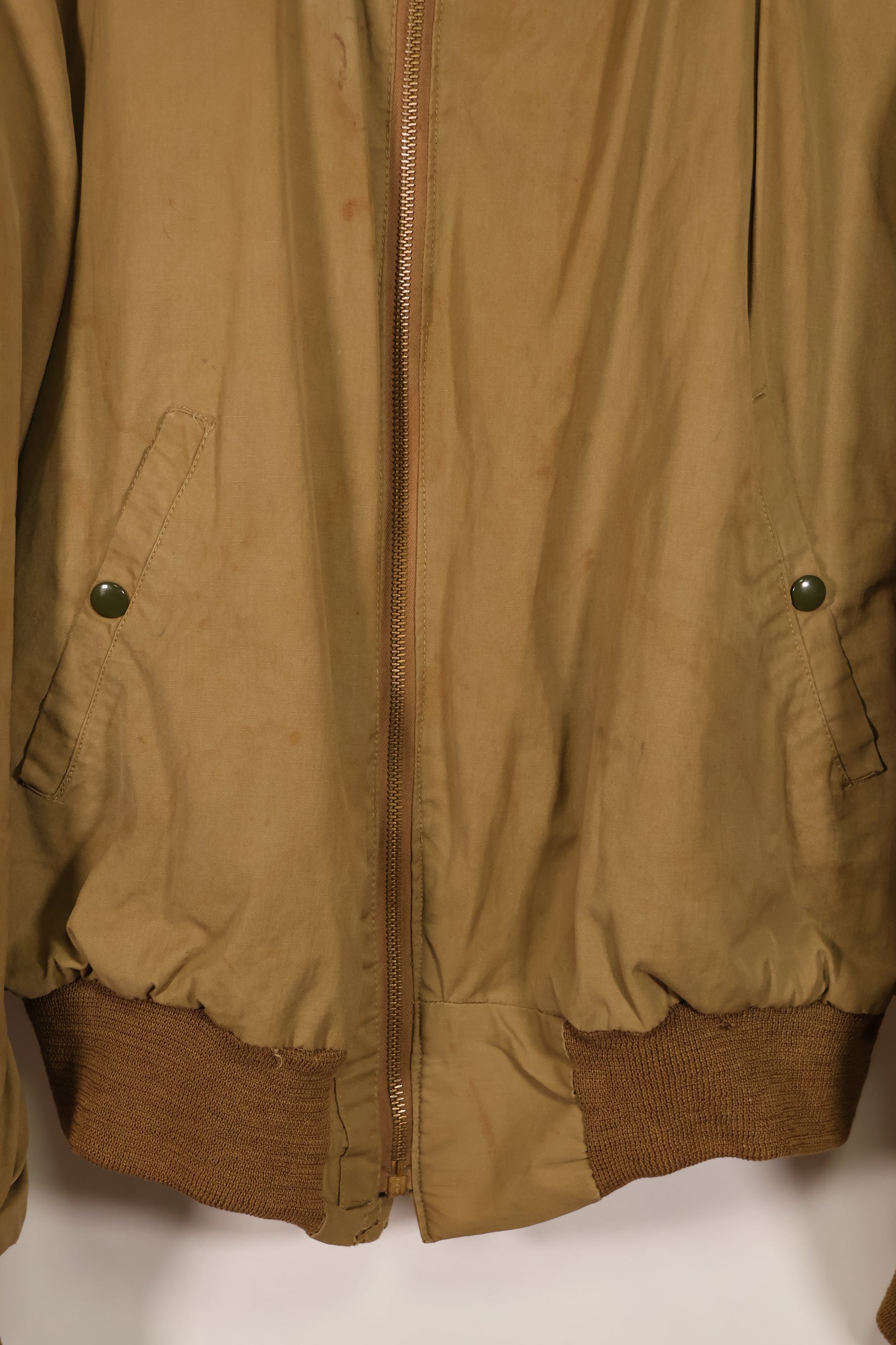 Real 1940s U.S. Army Air Corps USAAF B-15 Flight Jacket, used without label