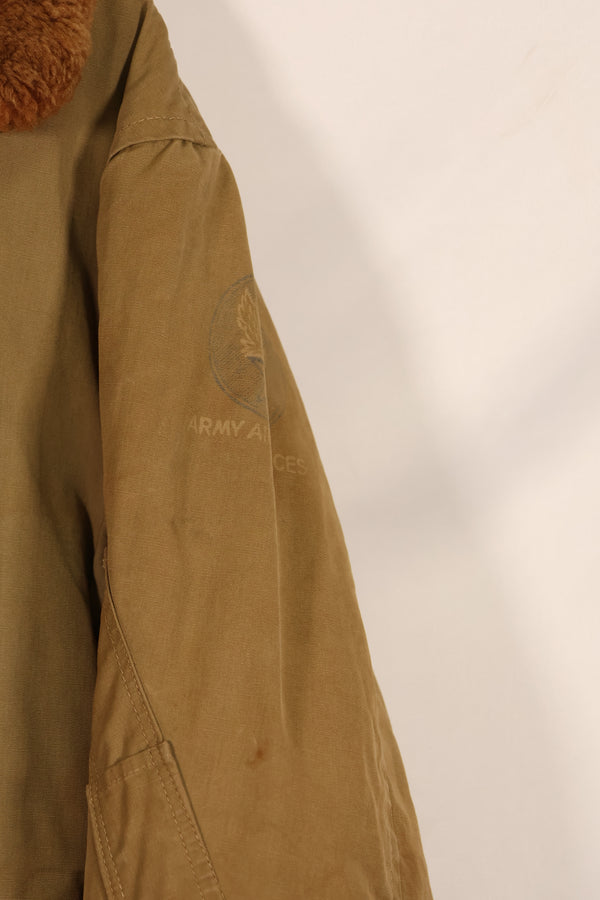 Real 1940s U.S. Army Air Corps USAAF B-15 Flight Jacket, used without label