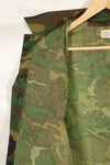 Actual 1969 M-S Ripstop ERDL Fatigue Jacket Brown Leaf Used