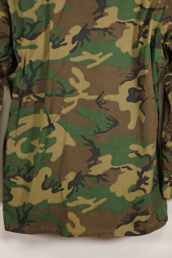 Actual 1969 M-S Ripstop ERDL Fatigue Jacket Brown Leaf Used