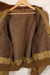 Real 1940s U.S. Army Air Corps USAAF B-15 Flight Jacket, used without label