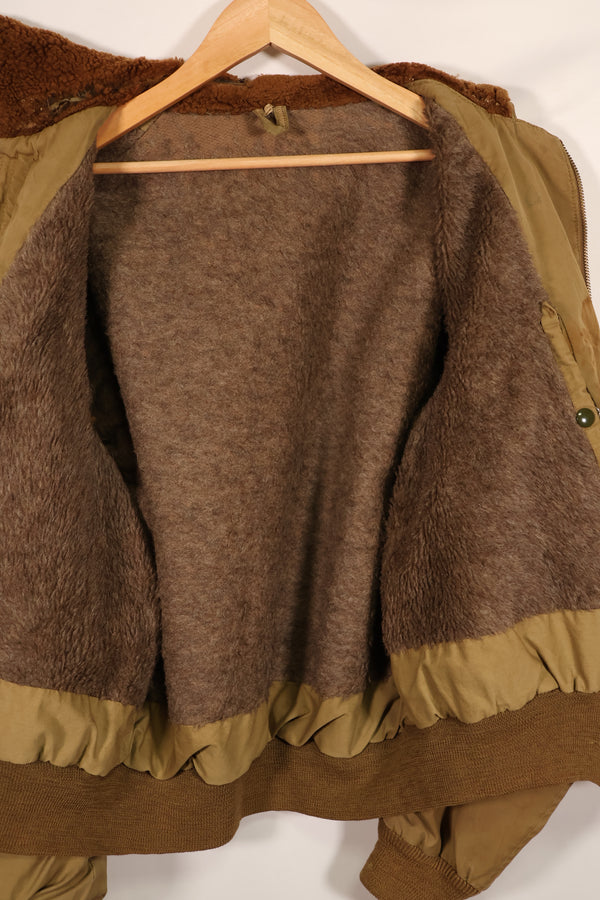 Real 1940s U.S. Army Air Corps USAAF B-15 Flight Jacket, used without label