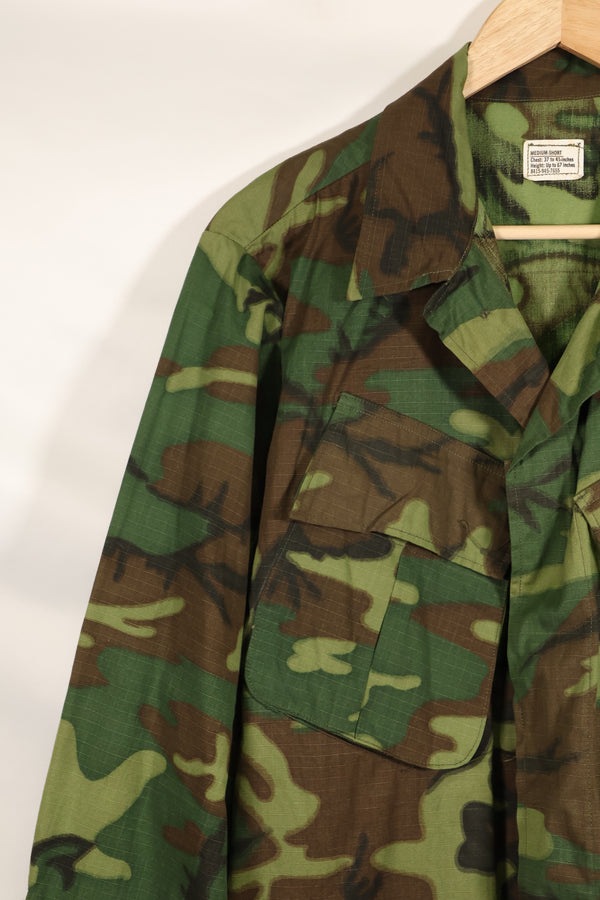 1968 Contract Deadstock M-S ERDL Green Leaf Camouflage Jungle Fatigue Jacket