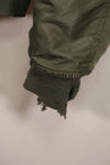 Real early 1960s USAF L2-B flight jacket with damaged ribs, no zipper slider