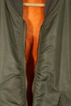 Real early 1960s USAF L2-B flight jacket with damaged ribs, no zipper slider