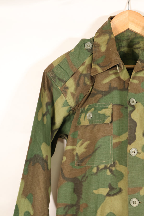 Late 1960s, South Vietnamese Army, BDQ, M59, ERDL, ripstop fabric, shirt, used