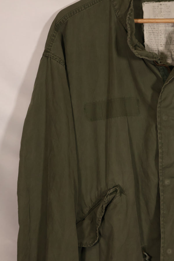สัญญาปี 1978 M-R M65 เสื้อฮู้ดสนาม วัสดุเปลือกนอกเท่านั้น มือสอง สภาพ B