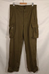 1940s-50s French Army M47 field pants, almost unused.