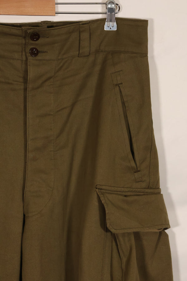 1940s-50s French Army M47 field pants, almost unused.