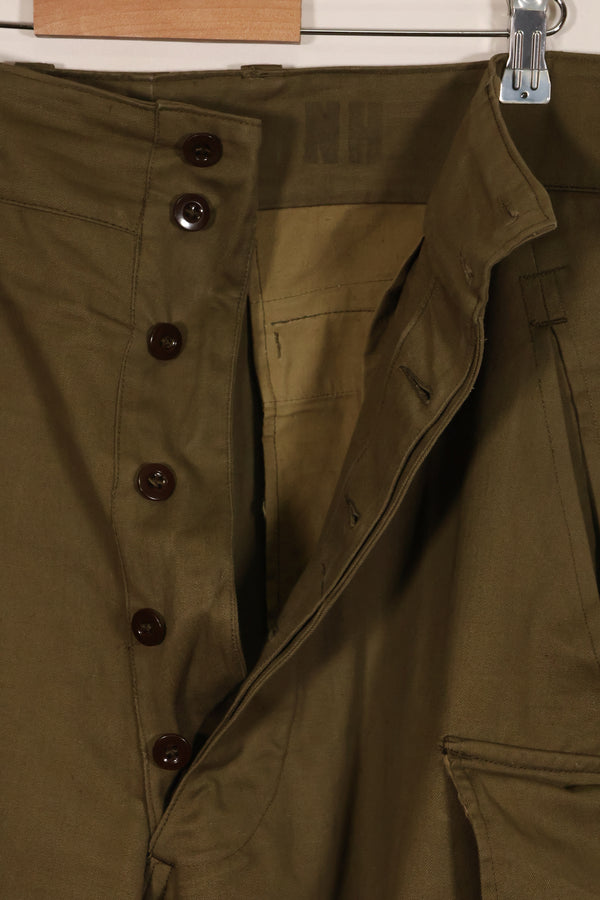 1940s-50s French Army M47 field pants, almost unused.