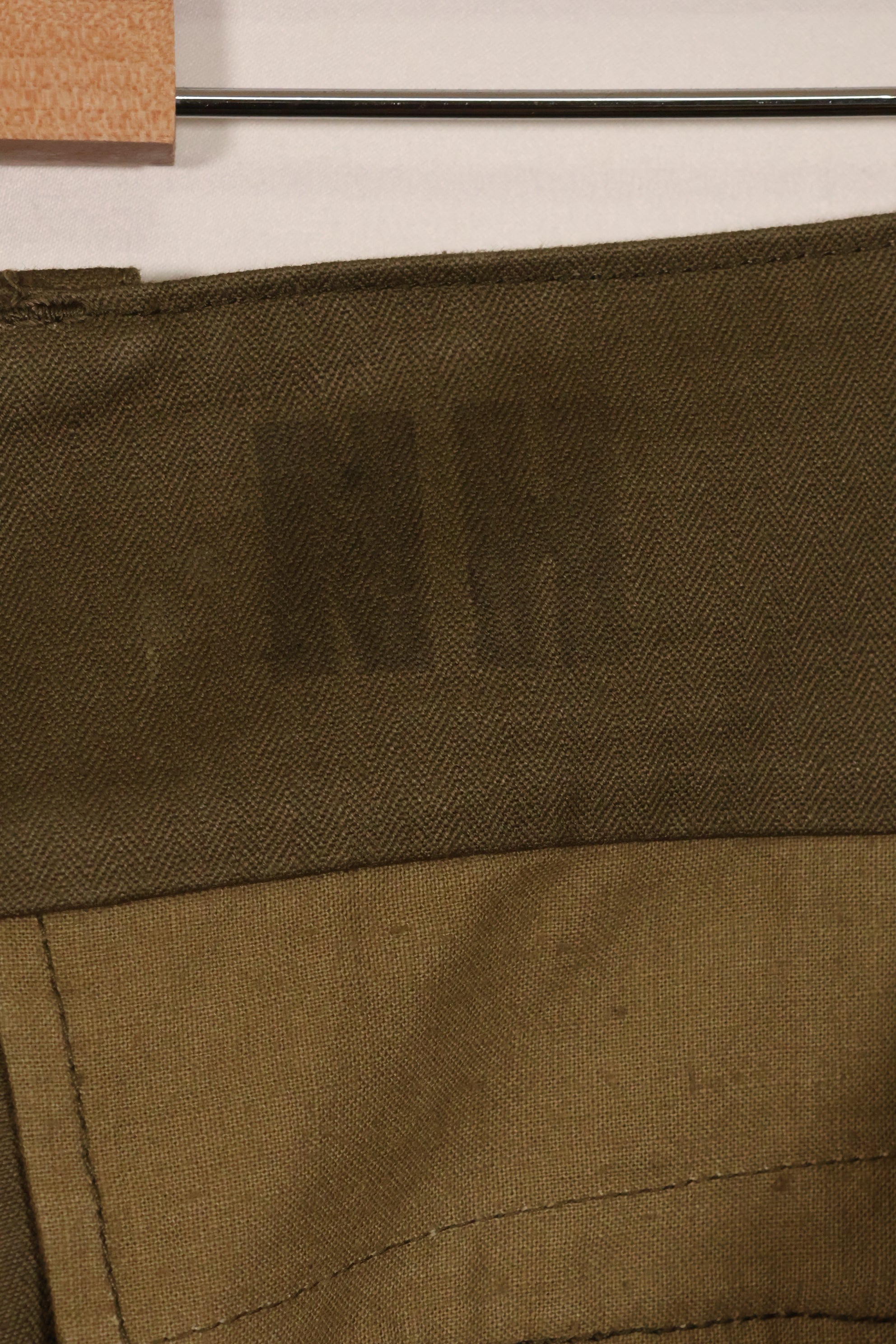 1940s-50s French Army M47 field pants, almost unused.