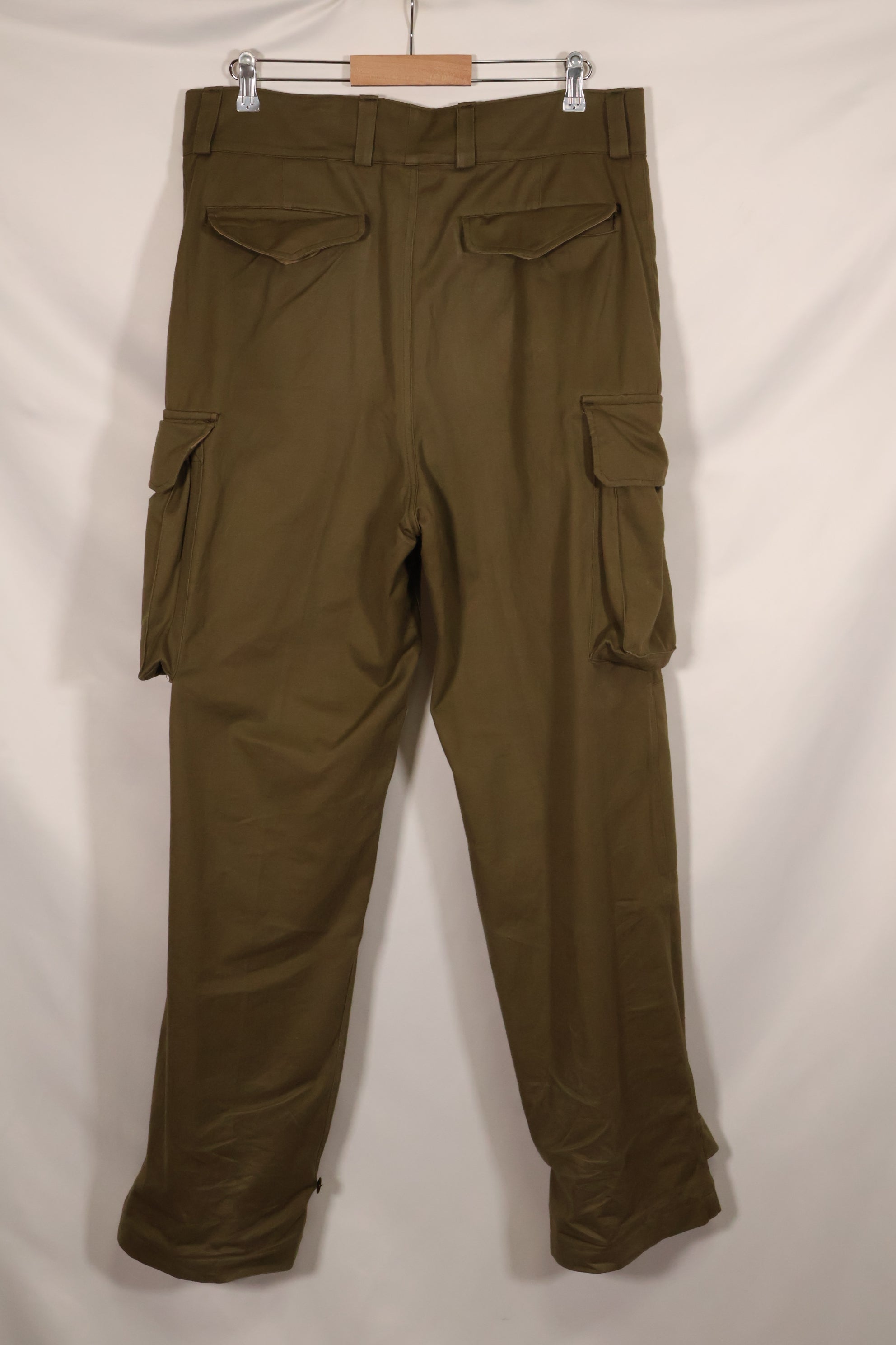 1940s-50s French Army M47 field pants, almost unused.