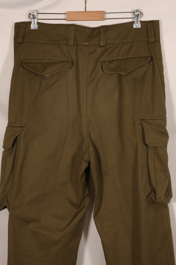 1940s-50s French Army M47 field pants, almost unused.