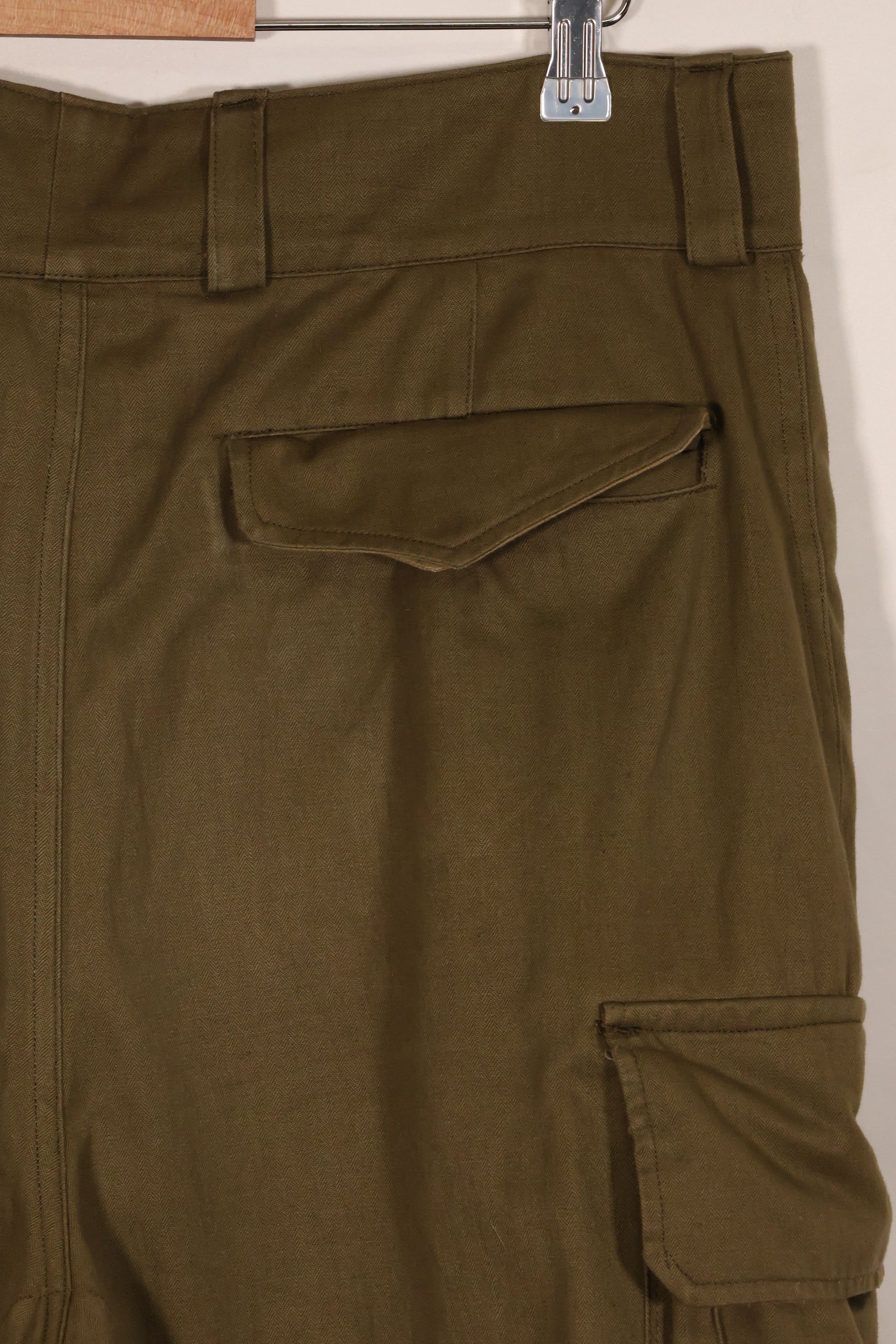 1940s-50s French Army M47 field pants, almost unused.