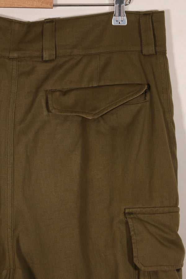 1940s-50s French Army M47 field pants, almost unused.