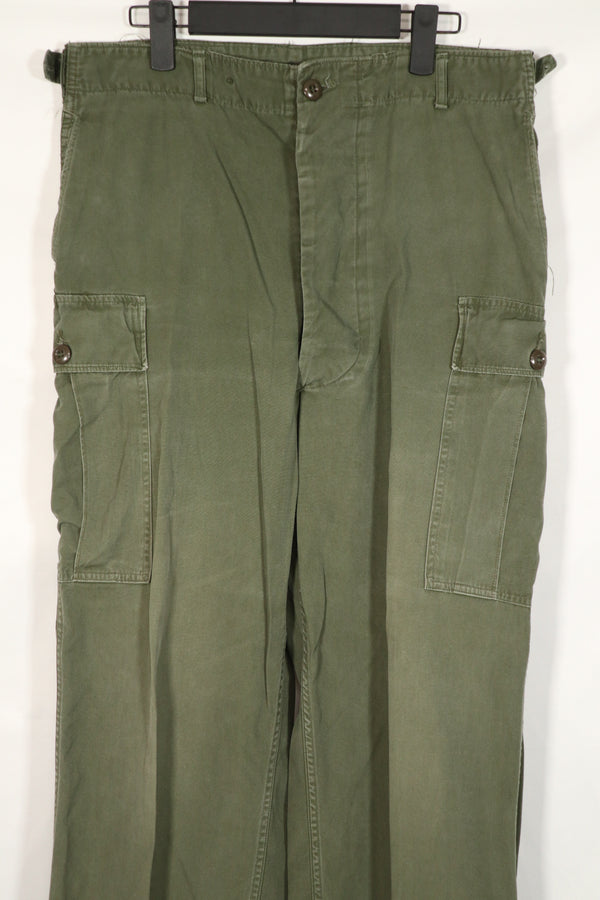 実物　1964年製　1ST MODEL ジャングルファティーグ　M-R パンツ 中古品　A
