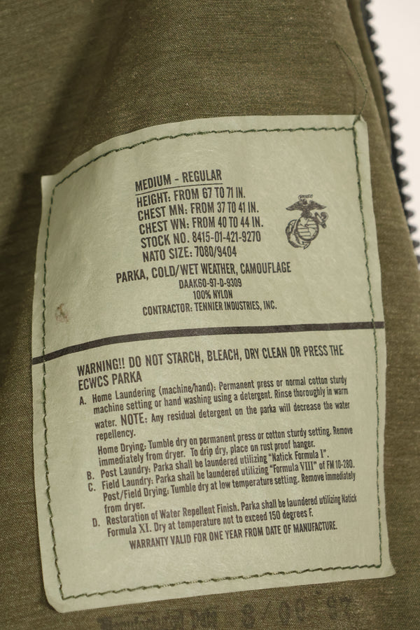 1997 Contract M-R U.S. Army Woodland Camouflage ECWCS Gen1 Gore-Tex Hoodie, Used