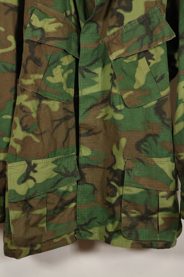 เสื้อแจ็คเก็ตพรางลาย ERDL Ripstop รุ่น Contract L-S Jungle Fatigue ปี 1969 – มือสอง