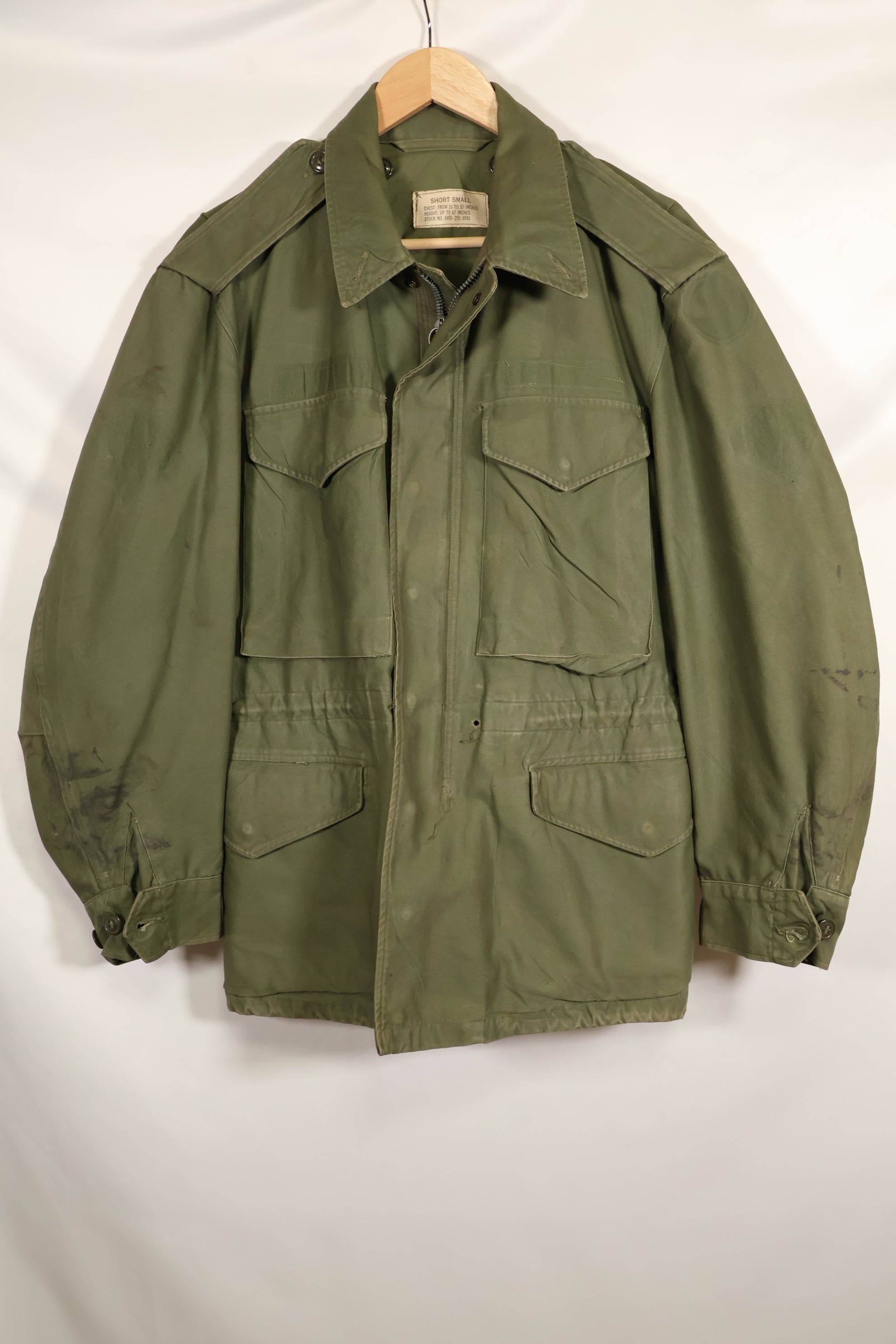 1960年契約　S-S　アメリカ軍　M51　フィールドジャケット　汚れあり　中古品