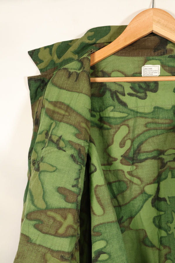 เสื้อแจ็คเก็ตพรางลาย ERDL Ripstop รุ่น Contract L-S Jungle Fatigue ปี 1969 – มือสอง