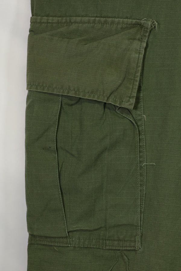 1968〜69年契約　4th Model リップストップ　ジャングルファティーグ　パンツ　L-L　中古品