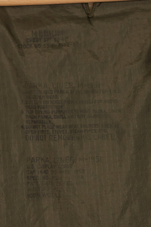 ช่วงต้นทศวรรษ 1950 MEDIUM M51 เสื้อฮู้ดฟิลด์ มีฮู้ดลายโคโยตี้ สินค้ามือสอง