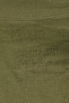 1950年代後半　MEDIUM　アメリカ軍　初期型　OG-107　ユーティリティシャツ　テープ初付　中古品