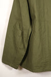 1950年代後半　MEDIUM　アメリカ軍　初期型　OG-107　ユーティリティシャツ　テープ初付　中古品