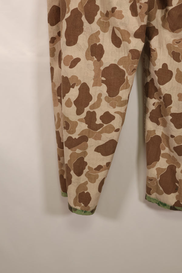 実物　WWII アメリカ海兵隊　P44　HBT　フロッグスキン迷彩　中古品