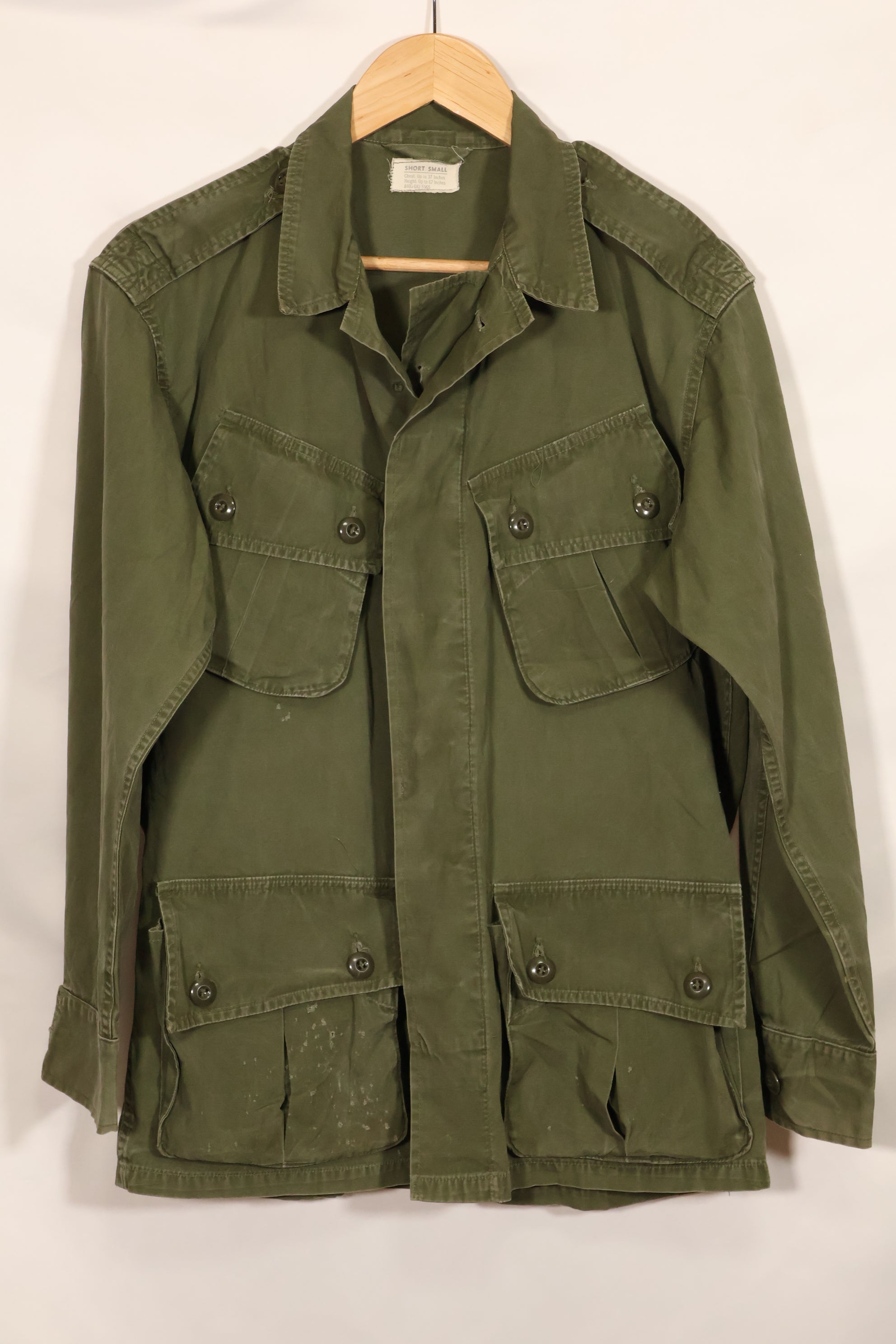 実物 S-S 1963年製造　1st Model ジャングルファティーグ　ジャケット　中古品