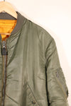 1964 Contract, LARGE, U.S. Air Force (USAF), MA-1, Intermediate Flight Jacket, Used