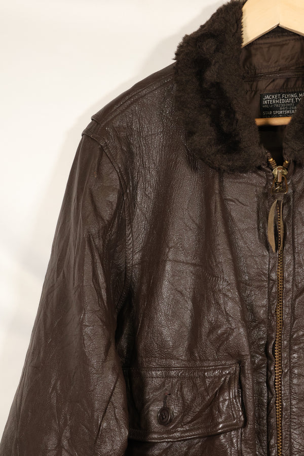 1971年契約　アメリカ海軍　G-1　フライトジャケット　サイズ42　状態良い