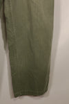 Real WWII 1940s USMC P42 HBT Pants, US Marine Corps, used.