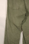 Real WWII 1940s USMC P42 HBT Pants, US Marine Corps, used.