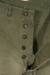 Real WWII 1940s USMC P42 HBT Pants, US Marine Corps, used.