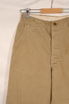 Real WWII 1940s US Army Cotton Chino Pants Used The Great Escape