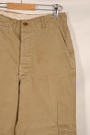 Real WWII 1940s US Army Cotton Chino Pants Used The Great Escape