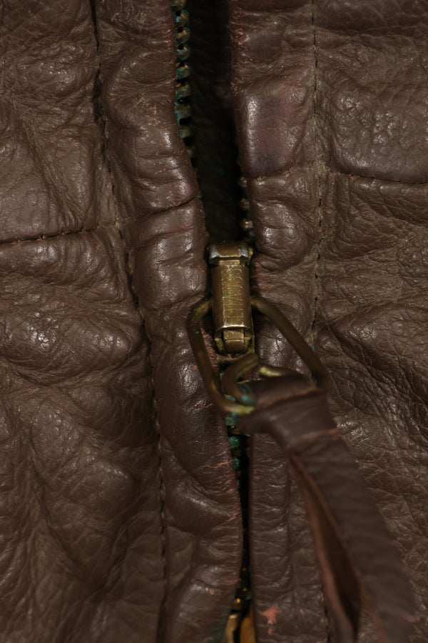 1977年契約　パッチ付　アメリカ海軍　G-1　フライトジャケット　サイズ40　状態良い