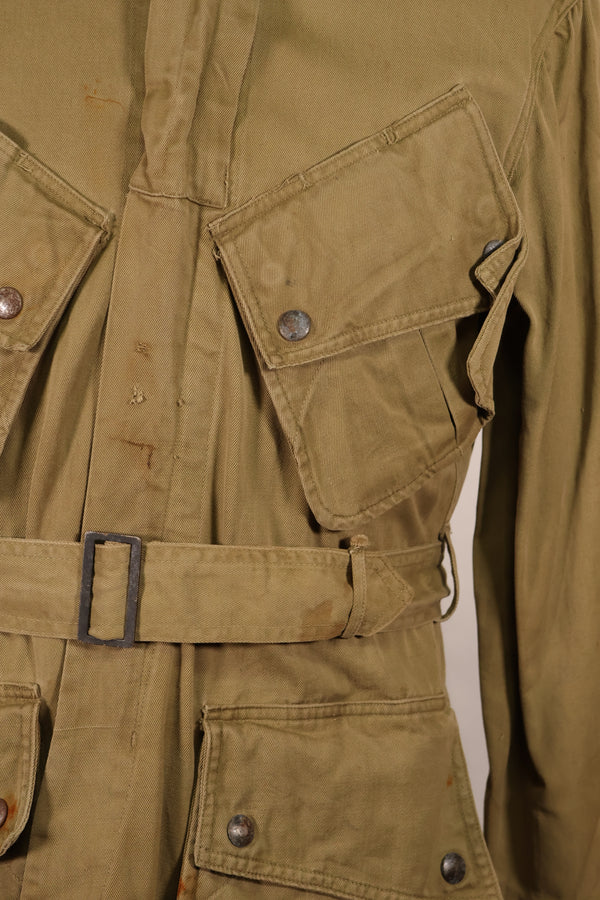 Real 1940s M1942 Airborne Jump Jacket, used, stains, etc.