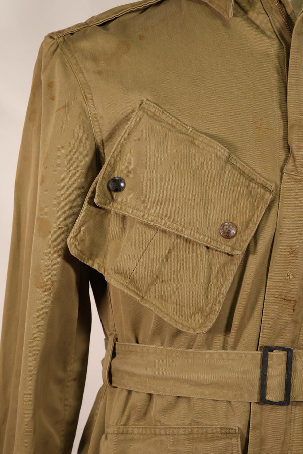 Real 1940s M1942 Airborne Jump Jacket, used, stains, etc.