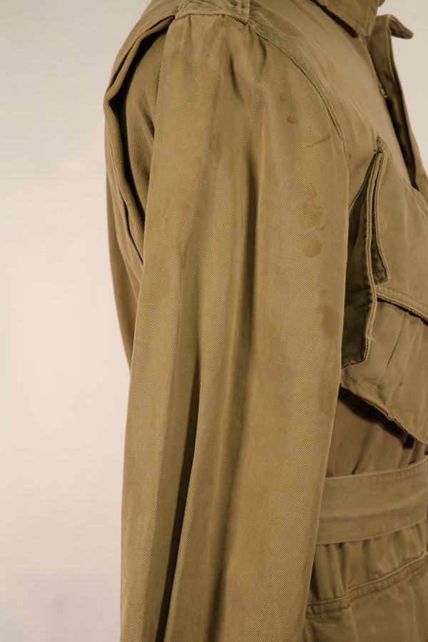 Real 1940s M1942 Airborne Jump Jacket, used, stains, etc.