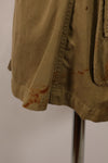 Real 1940s M1942 Airborne Jump Jacket, used, stains, etc.