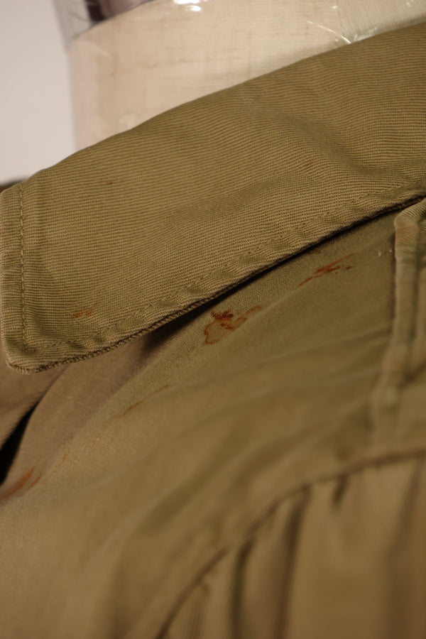 Real 1940s M1942 Airborne Jump Jacket, used, stains, etc.