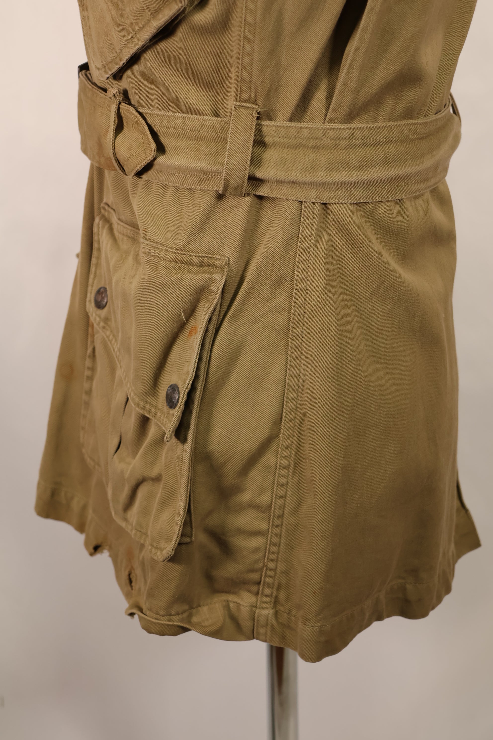 Real 1940s M1942 Airborne Jump Jacket, used, stains, etc.