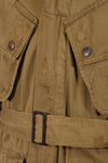 Real 1940s M1942 Airborne Jump Jacket, used, stains, etc.