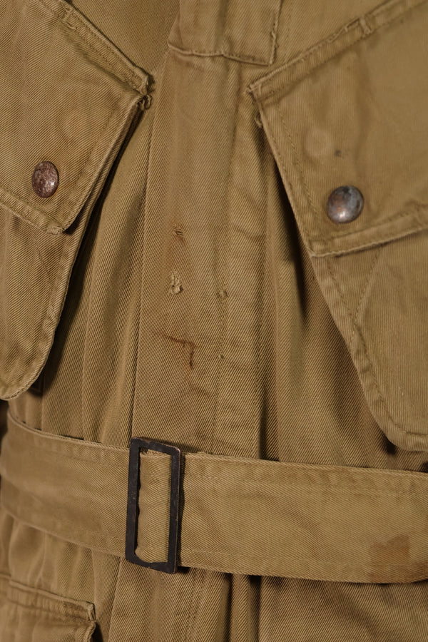 Real 1940s M1942 Airborne Jump Jacket, used, stains, etc.