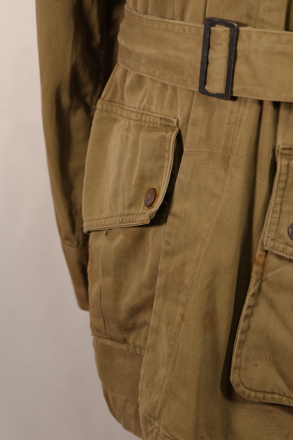 Real 1940s M1942 Airborne Jump Jacket, used, stains, etc.