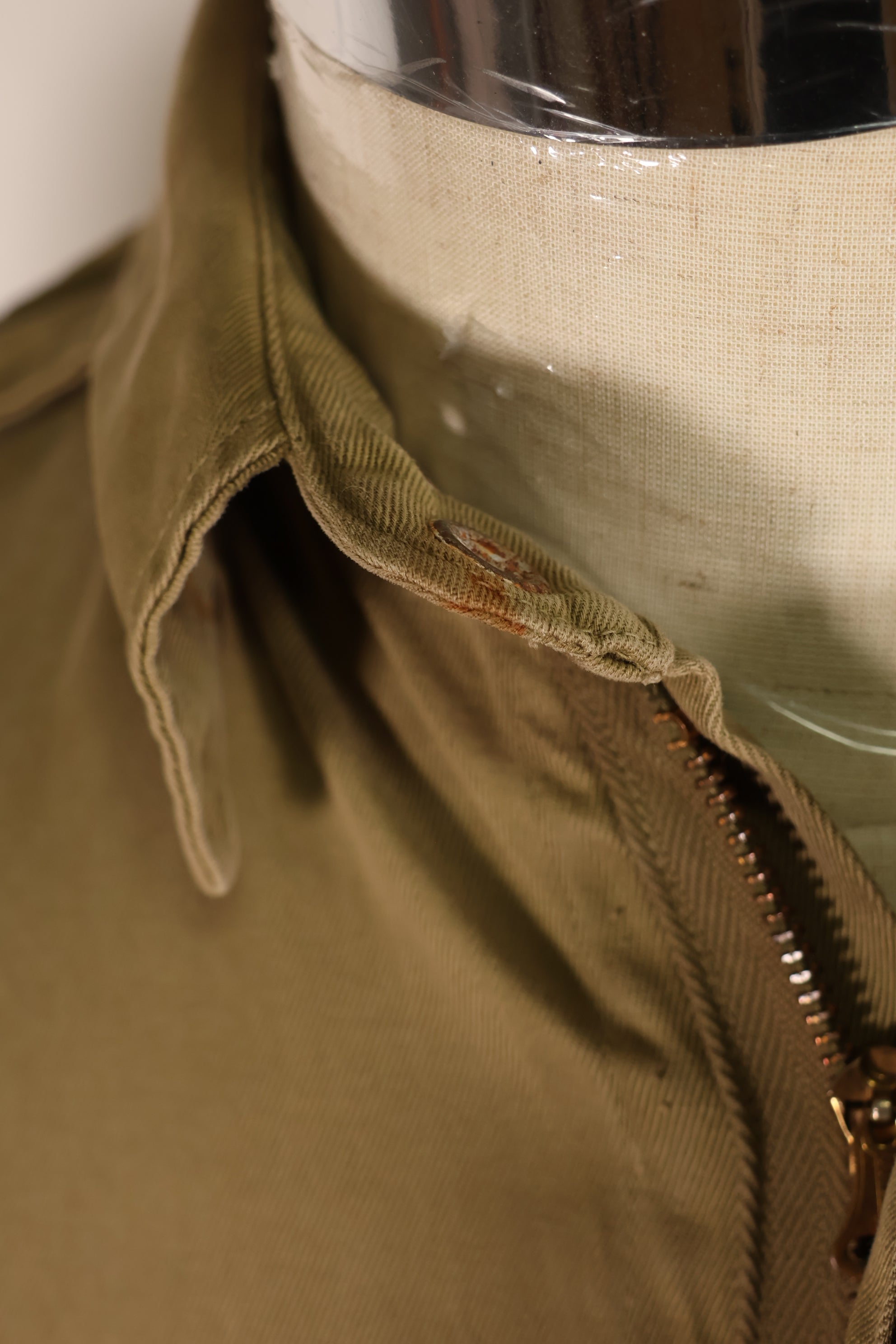 Real 1940s M1942 Airborne Jump Jacket, used, stains, etc.