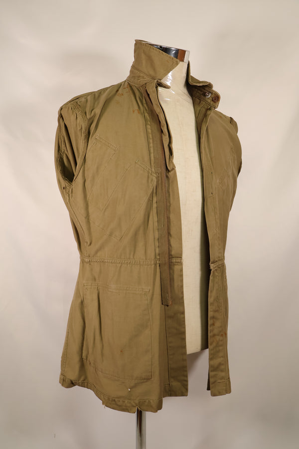 Real 1940s M1942 Airborne Jump Jacket, used, stains, etc.