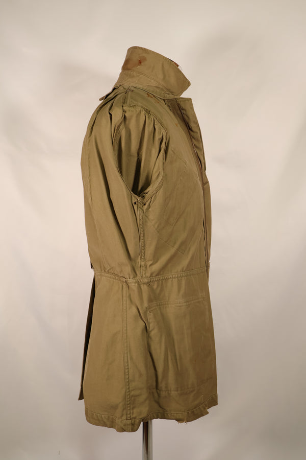 Real 1940s M1942 Airborne Jump Jacket, used, stains, etc.